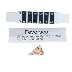Cổ Phiếu Hoặc OEM Dễ Dàng Sử Dụng Trán Sốt Tinh Thể Lỏng Nhiệt Kế Dải Hộ Gia Đình Trẻ Em Quy Mô Nhiệt Kế - Product Image 5