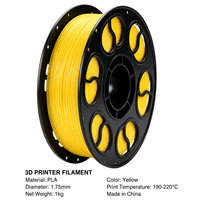 Filament PLA jaune soyeux 1,75 mm 1 kg, finition métallique brillante, filament d'imprimante 3D pour Bambu Lab, pour imprimantes FDM 220C/190C