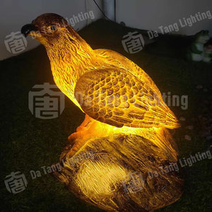 Lampe décorative LED en forme d'aigle, IP65, motif festif pour événements et expositions culturelles - Product Image 2