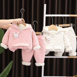 Set <span class=keywords><strong>di</strong></span> 2 Pezzi per Bambini: 15 Modelli Assortiti <span class=keywords><strong>di</strong></span> Maglioni Invernali con Fiocco, Felpati, per Sport Invernali e Tempo Libero - Product Image 3