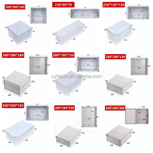 HS năng lượng mặt trời ABS Hộp nối cho hệ thống PV với cầu chì treo tường IP65/IP66/IP67 đánh giá - Product Image 2