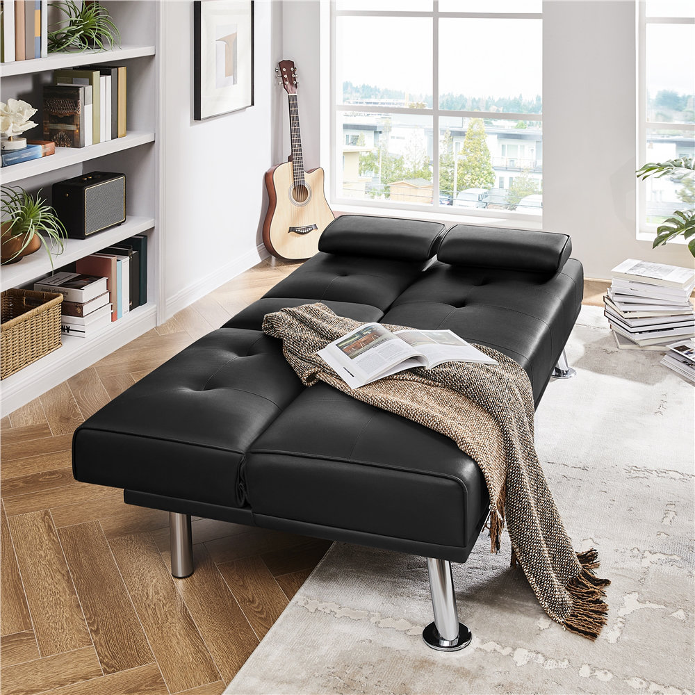 Black Faux Leather