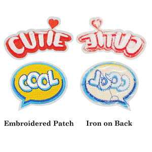<span class=keywords><strong>OMG</strong></span> Hello Cool Patchs en tissu brodés thermocollants, appliques thermocollantes pour DIY sur sacs, sacs à dos, chapeaux - Product Image 4