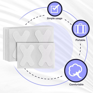 شريط فم قطني على شكل حرف X مضاد للشخير لفم الكبار شرائط أنف محمولة - Product Image 6