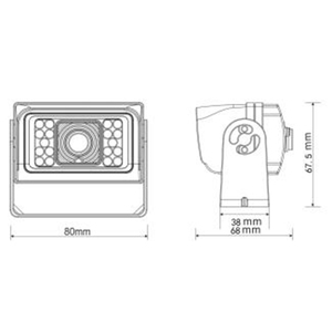 <span class=keywords><strong>CCTV</strong></span> 1080P AHD không thấm nước tầm nhìn ban đêm <span class=keywords><strong>Camera</strong></span> mdvr phía sau xem Hệ thống <span class=keywords><strong>camera</strong></span> cho xe, nhiệm vụ nặng nề - Product Image 4