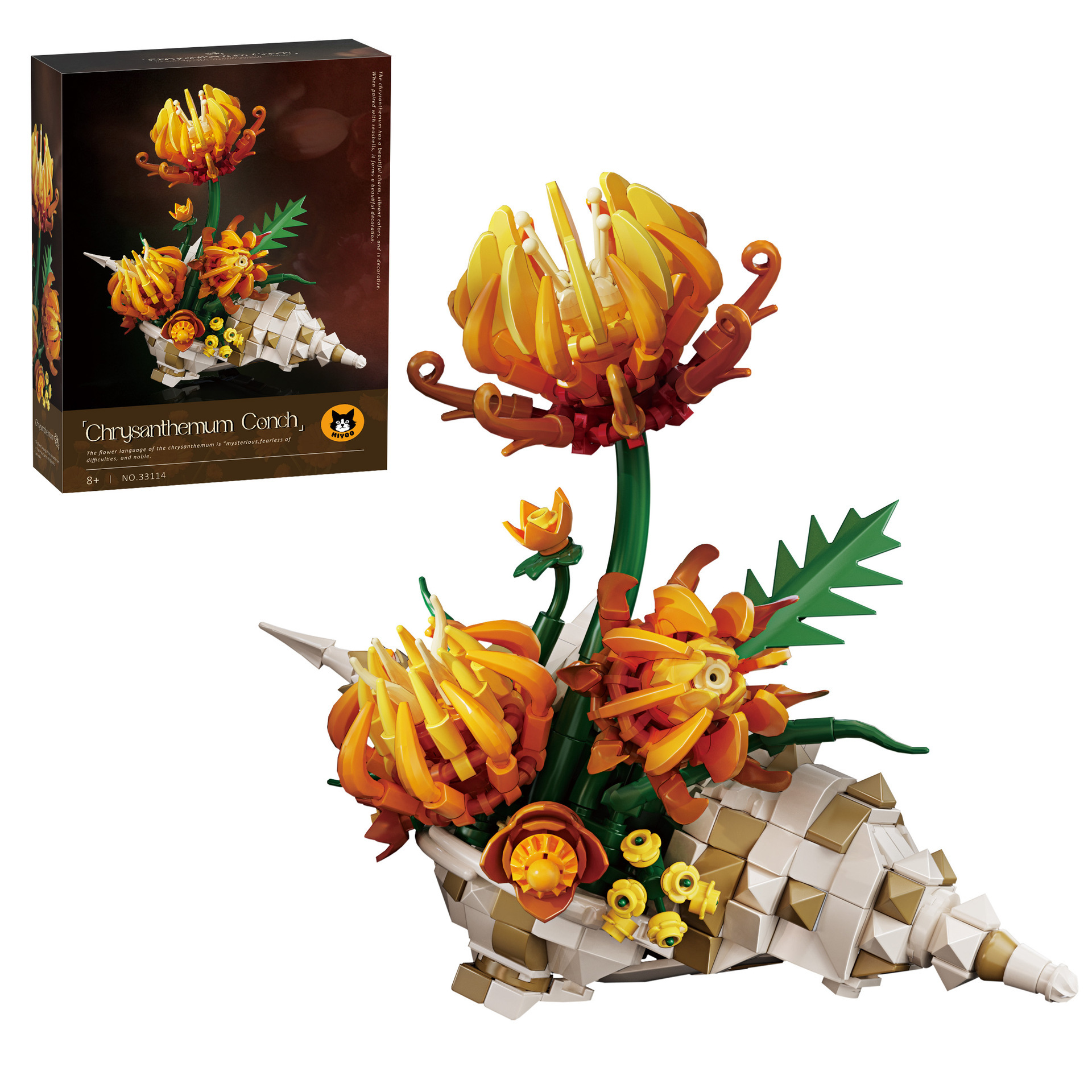 33114-gerbera snails 585pcs