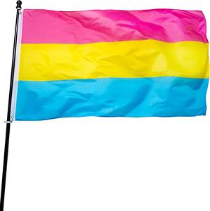 Nueva <span class=keywords><strong>Pansexual</strong></span> Rainbow Flag Gay Pride Lesbian Peace LGBT Impreso 3x5 FT Flag Banner - Product Image 1