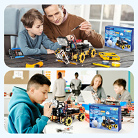 ACEBOTT Robot Educativo AI Visual Car Set Starter DIY Codificación ESP32 4WD WIFI APP Smart AI Robot Kit para Adultos para Arduino