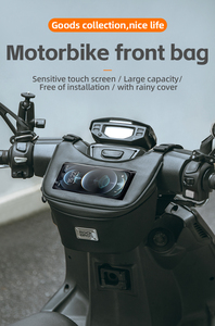 <span class=keywords><strong>ROCKBROS</strong></span>-<span class=keywords><strong>Bolsa</strong></span> de transporte de almuerzo para motocicleta eléctrica recreativa, <span class=keywords><strong>bolsa</strong></span> para <span class=keywords><strong>manillar</strong></span> delantero con cubierta de lluvia táctil para teléfono - Product Image 5