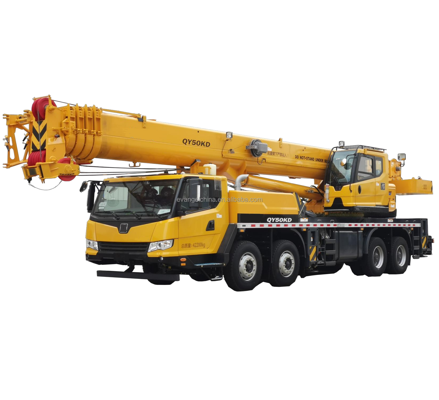 New Model 50ton Truck Crane Mobile Telescopic Boom Truck Mounted Crane QY50K5D