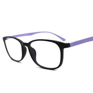 柔軟なTR90眼鏡フレームをブロックするレトロなアンチブルーライトメガネ