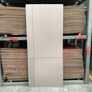 Panneau de porte en MDF blanc pur utilisé pour la décoration de portes en bois d'intérieur. Plusieurs styles sont disponibles pour créer un style minimaliste - Product Image 5