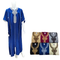 Vêtements islamiques CCY Jalabiya pour hommes, vêtements de prière ethniques, Qamis Homme, vêtements musulmans du Ramadan, Thobe du Maroc, Boubou pour hommes