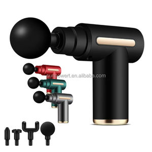 Pistola fasciale portatile massaggiatore tessuto profondo per massaggio a percussione pistola Mini HotBlack <span class=keywords><strong>Friday</strong></span> pistola per massaggio a 4 teste - Product Image 2