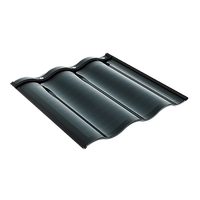 Dreifach Gekrümmte Solar-Dachziegel Dachschindeln System Solar-BIPV PV-Energie