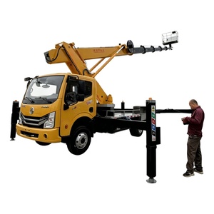 Véhicule de travail aérien Dongfeng Isuzu, Plateforme élévatrice, Camion-plateforme, Plateforme de levage pour travaux en hauteur - Product Image 1