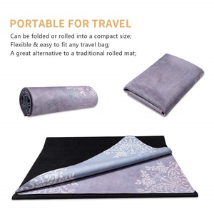 CZFIY Tapete de yoga antideslizante con diseño plegable, espesor silencioso y absorción de impactos, perfecto para deportes y fitness para hombres y mujeres - Product Image 4