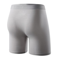 Boxers longs pour hommes en pur coton, anti-frottement, respirants, pour la course à pied, taille plus