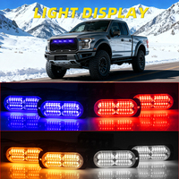 Luces LED para Auto, Impermeables, para Parrilla Delantera, con Interruptor Remoto con Cable, para Camioneta