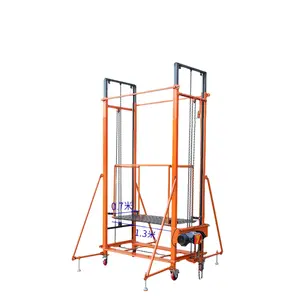 Soporte de tubo de acero extraíble Sistema de andamio de elevación eléctrica Soporte de tubo de acero Andamio de plataforma para construcción