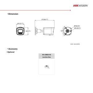 Hik Original DS-2CD1043G2-LIU <strong>4MP</strong> Smart Hybrid Light <strong>2</strong>.8mm Fixed <strong>IP</strong> <strong>Bullet</strong> <strong>Network</strong> <strong>Camera</strong> PoE Built-in Mic IP67 Outdoor - Product Image 6