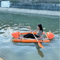 Sac flottant latéral transparent pour siège de kayak en cristal coloré avec kit complet pour le tourisme, directement de Chine, Lumark, résistant aux chocs