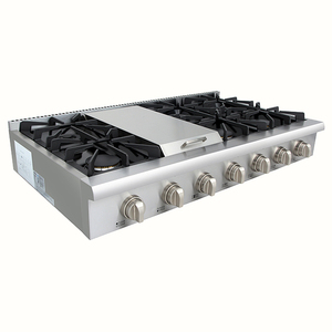 Hyxion 6 Burner <span class=keywords><strong>gas</strong></span> đung được xây dựng với vỉ nướng cho nhà Sử dụng <span class=keywords><strong>gas</strong></span> - Product Image 1
