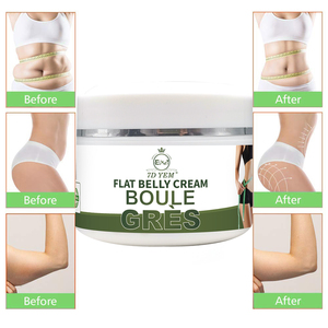 OEM Crème pour <span class=keywords><strong>ventre</strong></span> <span class=keywords><strong>plat</strong></span> 300g Lotion amincissante à base de plantes pour la peau, raffermissant, contour du corps, brûleur de graisse naturel, étiquette personnalisée - Product Image 5