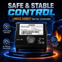 Contrôleur de brûleur Siemens LMG21.350B27, pièces de chaudière, numérique 230V, contrôle de flamme, contrôle d'allumage, pour brûleur à gaz ou à mazout