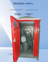 Toilettes portables en HDPE de haute qualité, moulées intégralement, résistantes aux intempéries, pour les chantiers de construction