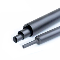 Tube thermorétractable pliable en PE à haute Expansion, à double paroi et avec colle, thermo-rétractable