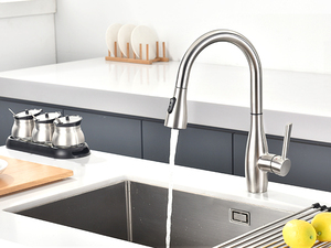 ก๊อกน้ำอ่างล้างจานแบบสัมผัสอัจฉริยะพร้อมหัวฉีดแบบดึงลง - Product Image 4