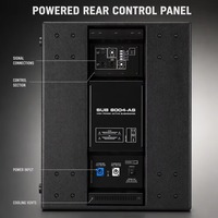 Subwoofer Aktif Pabrik 18" 1250W Kabinet Bass Bertenaga Kayu Subwoofer PA untuk Audio Panggung Konser Luar Ruangan