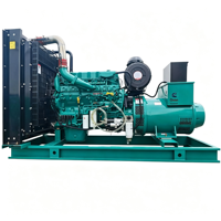 Genset Diesel 280kW 350kVA Tipe Terbuka, Didukung Mesin Cummins dengan AVR 3 Fasa untuk Pabrik dan Cold Storage