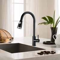 Robinet de cuisine extensible multifonction, disponible en acier inoxydable 304, capteur intelligent tactile