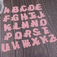 Troqueles de corte de Metal con letras de corazón de gran tamaño, diseño personalizado, tarjeta de álbum de recortes, troqueles con alfabeto para hacer el amor