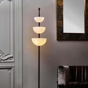 Natural Marble Multi Head Pendant <b>Light</b> Led Chandelier For Home <b>Dining</b> Room Living Room Staircase - Product Image 5