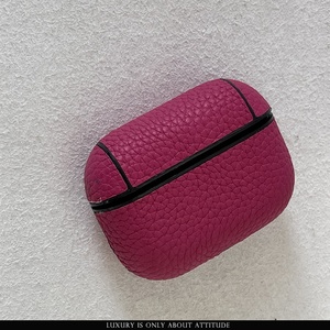 Funda de cuero auténtico para airpod pro, funda de moda de alta calidad para apple - Product Image 4