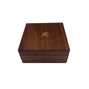 Boîte de collection en bois massif Yonghu, carrée, 6 mm, faite à la main, pour pièces d'or et pièces commémoratives, emballage cadeau - Product Image 2