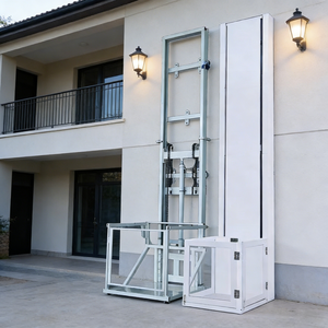 מעלית משא הידראולית שקטה 1000 ק\"ג, פנימית/חיצונית, מעלית מטען חשמלית 1 טון לשימוש מסחרי - Product Image 1