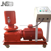 Machine portable de fabrication de granulés de carburant de biomasse de bonne qualité szlh320
