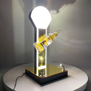แท่นโชว์ขวดเบียร์แบบกำหนดเองพร้อมไฟ LED สำหรับงานแสดงสินค้าและนิทรรศการ - Product Image 4