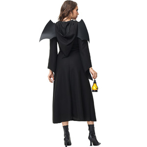 <span class=keywords><strong>Disfraz</strong></span> de <span class=keywords><strong>Bruja</strong></span> Zombi para Halloween 2026, Alas de Ángel Negro, <span class=keywords><strong>Disfraz</strong></span> de <span class=keywords><strong>Bruja</strong></span>, Cosplay - Product Image 2