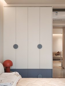 <span class=keywords><strong>Armoire</strong></span> Intégrée Crème Moderne, Meuble Gain de Place pour Adultes et Enfants, Salon, Salle à Manger, Appartement Compact, Maison - Product Image 4