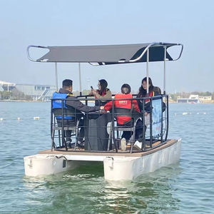 เรือเที่ยวชมเรือไฟฟ้าทำจากโพลีเอทิลีนความหนาแน่นต่ำแบบหมุนได้สำหรับสันทนาการ - Product Image 1