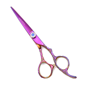 Ciseaux à cheveux professionnels 5,5'' 6'' AQIABI en acier inoxydable, ciseaux de coupe et ciseaux à effiler japonais pour coiffeur A9002 - Product Image 2