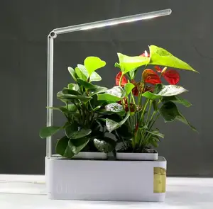 수경 성장 시스템 키트 스마트 꽃 화병 실내 정원 Led 성장 빛