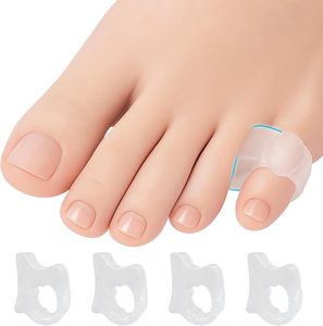 Separadores de Dedos de Gel para Hombres y Mujeres, Corrector de Espuma para Dedos Pequeños Encurvados, Sobrecruzados y Juanetes, Alineación para el Cuidado del <span class=keywords><strong>Pie</strong></span> Diabético - Product Image 1
