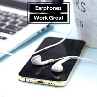 Écouteurs filaires 3,5 mm en gros d'usine, casques de jeu stéréo Hi-Fi avec suppression du bruit