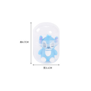 Figuras de juguete en cápsula de 45mm, minifiguras con punta de lápiz para niños, figuras de plástico de forma irregular para regalo infantil - Product Image 3